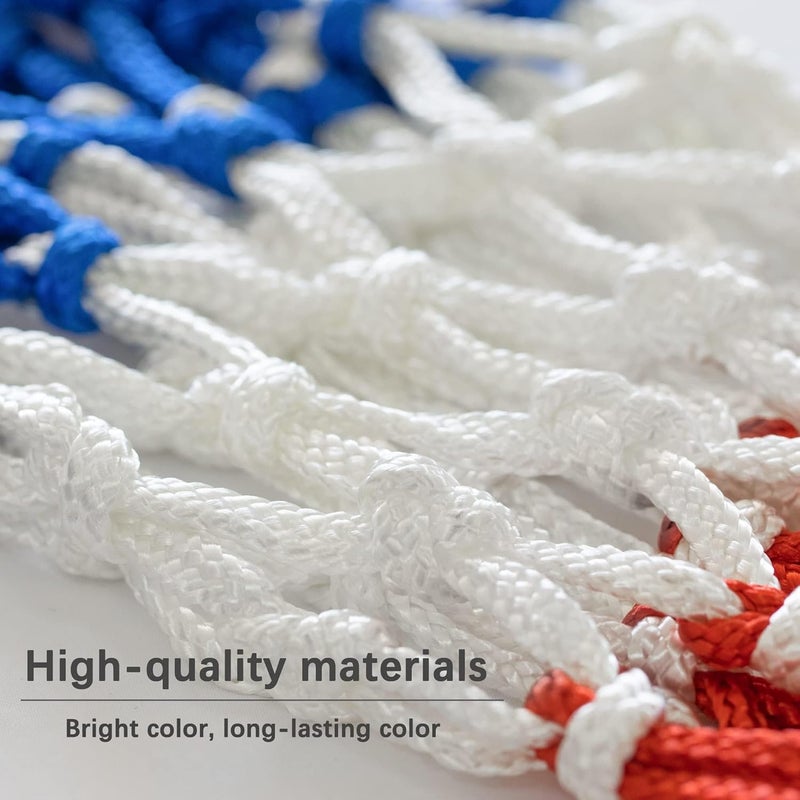 Mr Warm Basketball Net Outdoor, 2025 Upgrade All Weather Anti Whip Basketball Net Replacement -12 Loops - Image 4